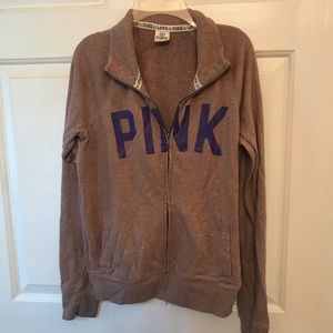 PINK💖 Zip Up Sweat Jacket